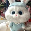 Cute Snowball Plush Toy - Movable Ears & Carrots