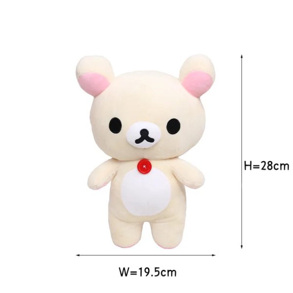 Cute Strawberry Rilakkuma Plush Toy - Adorable Soft Teddy Bear Gift