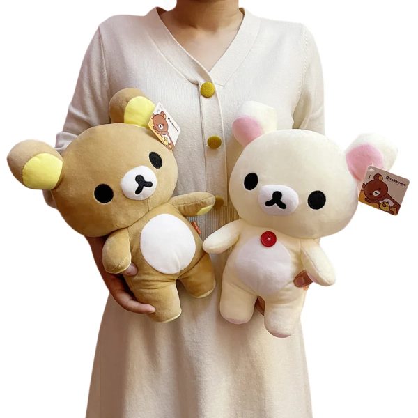 Cute Strawberry Rilakkuma Plush Toy - Adorable Soft Teddy Bear Gift