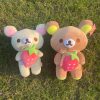 Cute Strawberry Rilakkuma Plush Toy - Adorable Soft Teddy Bear Gift