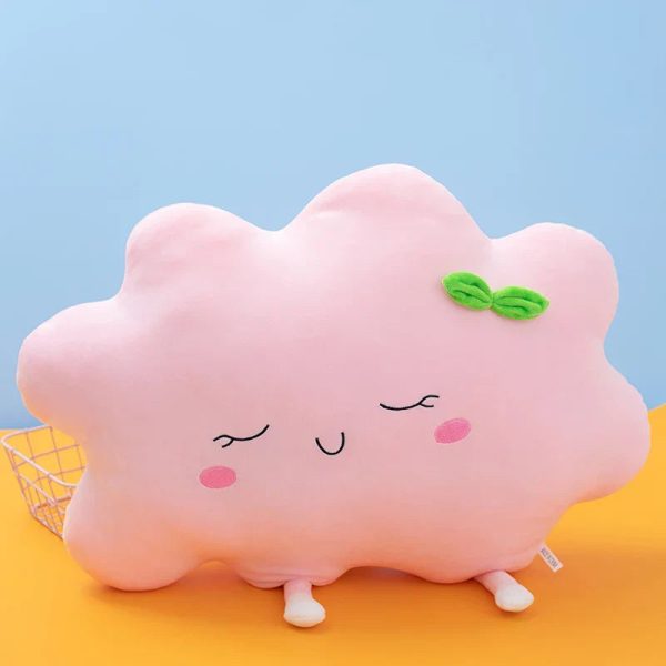 Cute Sun Cloud Plush Pillow - Soft, Creative Toy for Kids' Home Decor