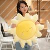 Cute Sun Cloud Plush Pillow - Soft, Creative Toy for Kids' Home Decor