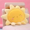 Cute Sun Cloud Plush Pillow - Soft, Creative Toy for Kids' Home Decor