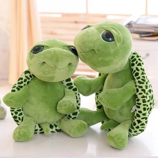 Cute Super Green Big Eyes Plush Tortoise Toy - Perfect Baby Gift! Cute Super Green Big Eyes Plush Tortoise Toy - Perfect Baby Gift!