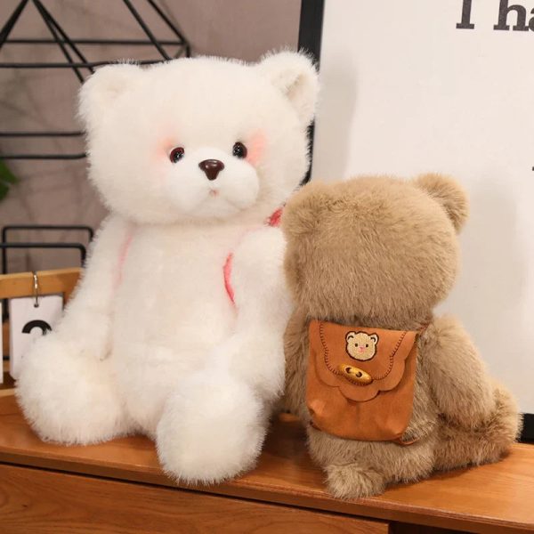 Cute Teddy Bear Plush Toy with Backpack - Perfect Gift for Kids!