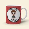 Dad 02pjqn110523hh Personalized Coffee Mug