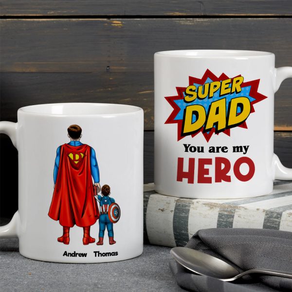 Dad 04HUDT170423TM Personalized White Mug Dad 04HUDT170423TM Personalized White Mug