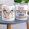 Dad, Always Remember, Gift For Dad, Personalized Mug, Funny Sperm Mug, Father's Day Gift Dad, Always Remember, Gift For Dad, Personalized Mug, Funny Sperm Mug, Father's Day Gift