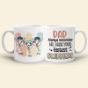 Dad, Always Remember, Gift For Dad, Personalized Mug, Funny Sperm Mug, Father's Day Gift Dad, Always Remember, Gift For Dad, Personalized Mug, Funny Sperm Mug, Father's Day Gift