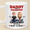 Dad And Daughter, Love You Can Feel - Family Personalized Custom Mug - Father's Day, Gift For Dad, Grandpa Dad And Daughter, Love You Can Feel - Family Personalized Custom Mug - Father's Day, Gift For Dad, Grandpa