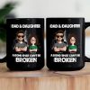 Dad And Daughters, Sons - A Bond That Can't Be Broken - Personalized Mug Dad And Daughters, Sons - A Bond That Can't Be Broken - Personalized Mug