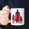 Dad and Kids DR-WHM-03dnqn180323tm Personalized Coffee Mug Dad and Kids DR-WHM-03dnqn180323tm Personalized Coffee Mug