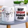Dad Best Sperm Donor Ever Personalized Coffee Mug