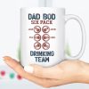 Dad Bod Six Pack Drinking Team Personalized Custom Family Mug C320 Dad Bod Six Pack Drinking Team Personalized Custom Family Mug C320