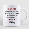 Dad Daughter Thanks For Teaching Me Gift Personalized Mug