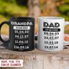Dad Established Family Coffee Mug, HN590 Dad Established Family Coffee Mug, HN590