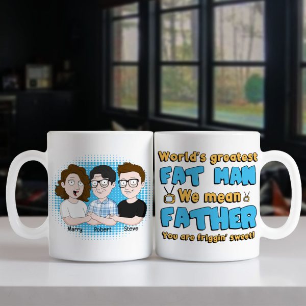 Dad Fat Man 03dnpo100623hh Personalized Coffee Mug