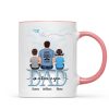 Dad Grandpa And Kids On Text Personalized Mug, Father's Day Gift For Dad, Grandpa, Husband Dad Grandpa And Kids On Text Personalized Mug, Father's Day Gift For Dad, Grandpa, Husband