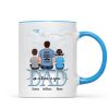 Dad Grandpa And Kids On Text Personalized Mug, Father's Day Gift For Dad, Grandpa, Husband Dad Grandpa And Kids On Text Personalized Mug, Father's Day Gift For Dad, Grandpa, Husband
