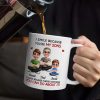 Dad Grandpa I Smile Because You Are My Daughters Sons Grandkids - Personalized Mug Dad Grandpa I Smile Because You Are My Daughters Sons Grandkids - Personalized Mug