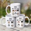 Dad Grandpa Mom Grandma We Love You Personalized Mug Dad Grandpa Mom Grandma We Love You Personalized Mug