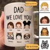 Dad Grandpa Mom Grandma We Love You Personalized Mug Dad Grandpa Mom Grandma We Love You Personalized Mug