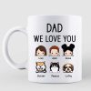 Dad Grandpa Mom Grandma We Love You Personalized Mug Dad Grandpa Mom Grandma We Love You Personalized Mug