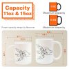 Dad Hand Bumps Custom Kids' Names - Personalized Mug