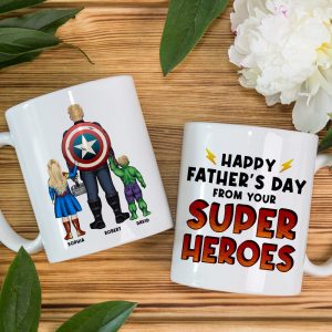 Dad Happy Father's Day, Personalized Coffee Mug, Best Dad Ever Mug, Gift For Dad 09acqn220523tm
