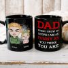 Dad I Hope I Am As Funny Personalized Coffee Mug BLM-02nali190423