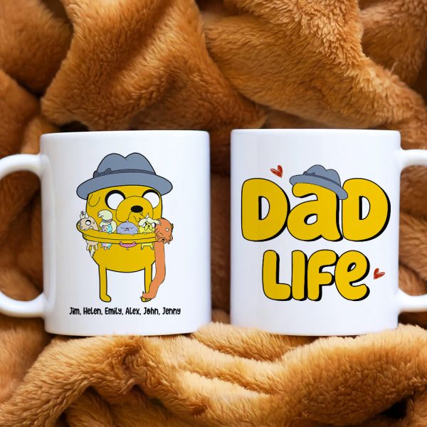 Dad Life, Gift For Dad, Personalized Mug, Dad And Kid Mug, Father's Day Gift 05DNHN050523 Dad Life, Gift For Dad, Personalized Mug, Dad And Kid Mug, Father's Day Gift 05DNHN050523