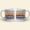 Dad Losing My Mind One Kid At A Time, Personalized White Mug, Funny Dad Gifts