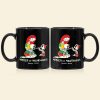 Dad Mom And Children 02QHDT230323 Personalized Black Coffee Mug Dad Mom And Children 02QHDT230323 Personalized Black Coffee Mug