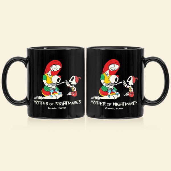 Dad Mom And Children 02QHDT230323 Personalized Black Coffee Mug Dad Mom And Children 02QHDT230323 Personalized Black Coffee Mug
