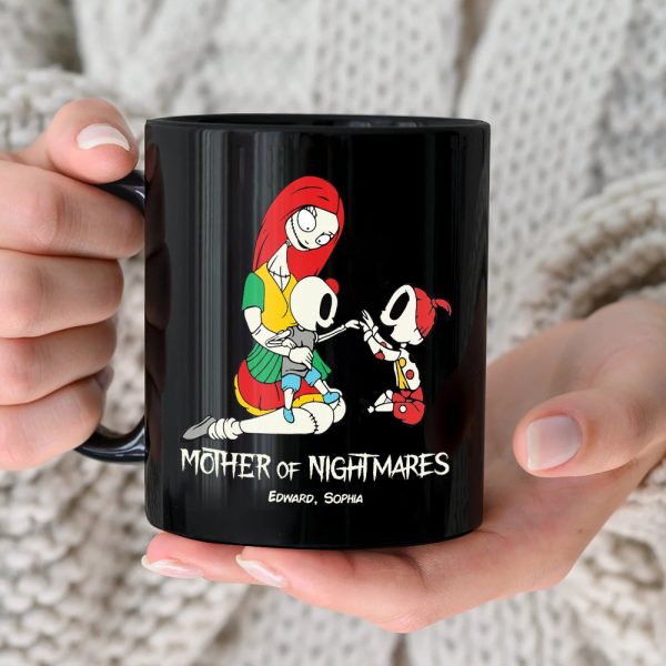 Dad Mom And Children 02QHDT230323 Personalized Black Coffee Mug Dad Mom And Children 02QHDT230323 Personalized Black Coffee Mug