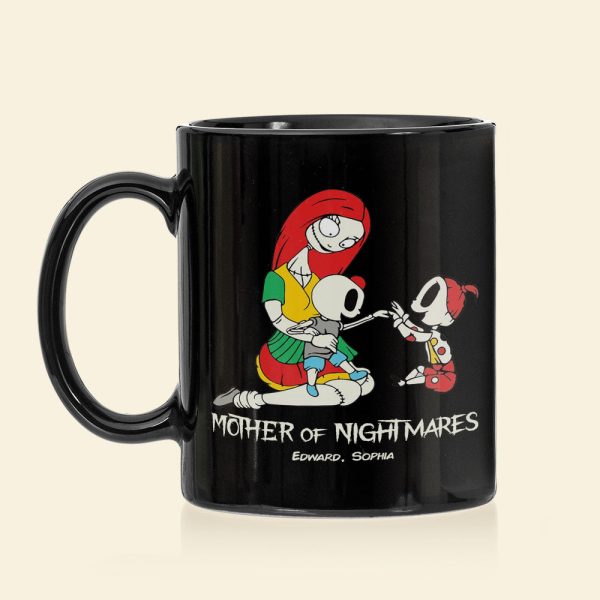 Dad Mom And Children 02QHDT230323 Personalized Black Coffee Mug Dad Mom And Children 02QHDT230323 Personalized Black Coffee Mug