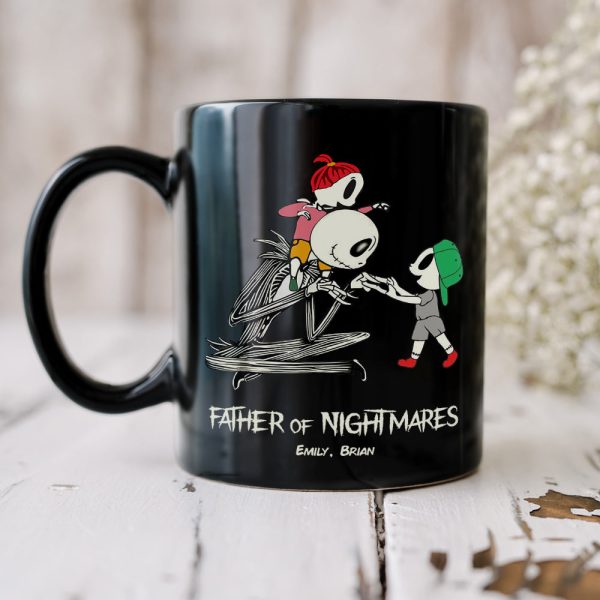 Dad Mom And Children 02QHDT230323 Personalized Black Coffee Mug Dad Mom And Children 02QHDT230323 Personalized Black Coffee Mug