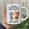 Dad Mom Thanks For Picking Up My Poop And Stuff Personalized White Mug Gift For Cat Lovers CH07 895240