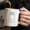 Dad No. 1 The Man The Myth The Legend Superhero Mug - Personalized Custom Coffee Mug - DAD017_MG