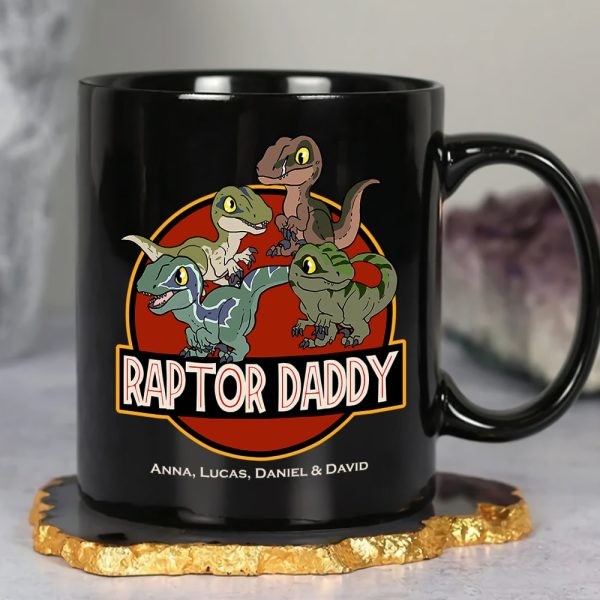 Dad Raptor Daddy 05huhu310523 Personalized Coffee Mug