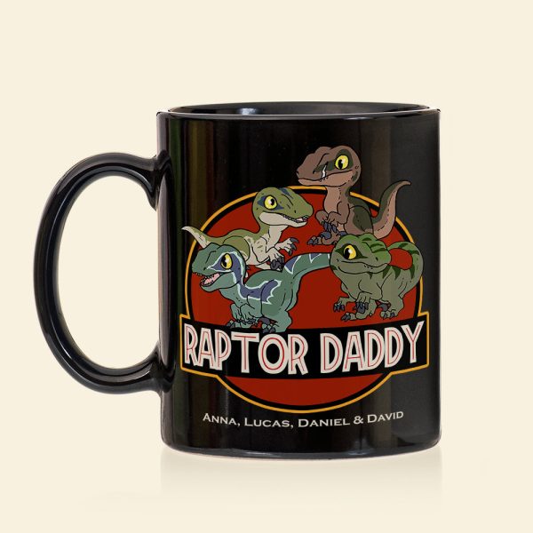 Dad Raptor Daddy 05huhu310523 Personalized Coffee Mug