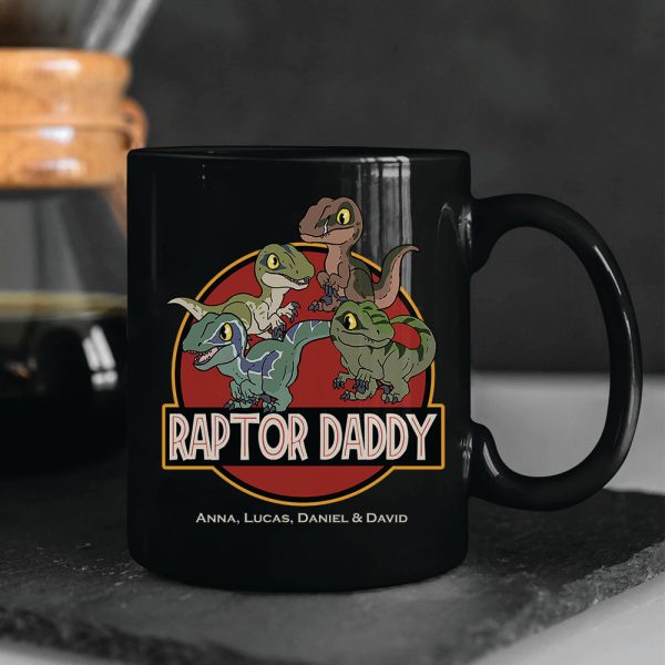 Dad Raptor Daddy 05huhu310523 Personalized Coffee Mug