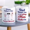 Dad, Thank You For Not Making Mom Swallow Us - Father's Day Gift - Father's Day Mug - Personalized Funny Coffee Mug - Gift For Dad