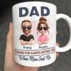 Dad Thanks For Always Saying Yes - Personalized Mug