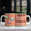 Dad, Thanks For Entering Me In The Race, Personalized Mug, Gifts For Dad
