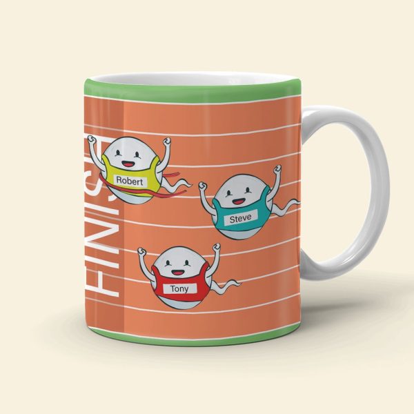 Dad, Thanks For Entering Me In The Race, Personalized Mug, Gifts For Dad