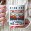Dad Thanks For Not Pulling Out, Personalized Mug, Funny Sperm Mug