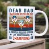 Dad Thanks For Not Pulling Out, Personalized Mug, Funny Sperm Mug