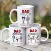 Dad Thanks For Not Shooting Blanks Little Cute Kid Funny Father's Day Gift Personalized Mug Dad Thanks For Not Shooting Blanks Little Cute Kid Funny Father's Day Gift Personalized Mug