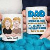 Dad Thanks For Raising Me Well Personalized White Mug - 02natn060523hh